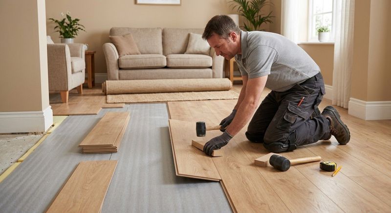 Laminate Floor Installation in Odessa, MO
