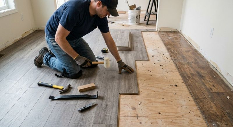 Laminate Floor Remodeling in Warrensburg, MO