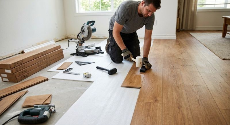 Laminate Floor Remodeling in Warrensburg, MO