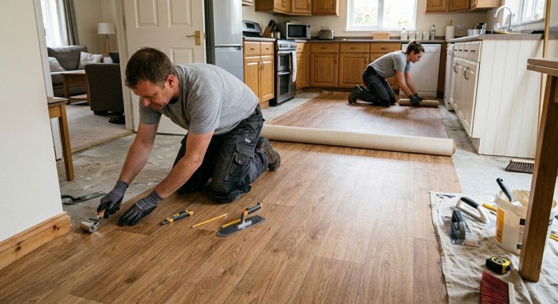 Linoleum Flooring Replacement in Warrensburg, MO