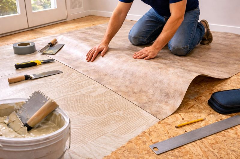 Sheet Vinyl Installation in Windsor, MO